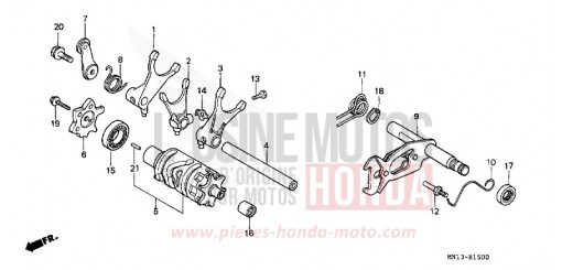 SCHALTWALZE XR600RV de 1997